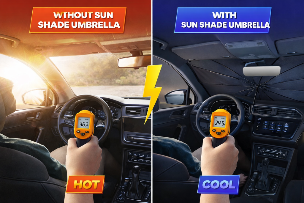 Car Windshield Sun Shade Umbrella