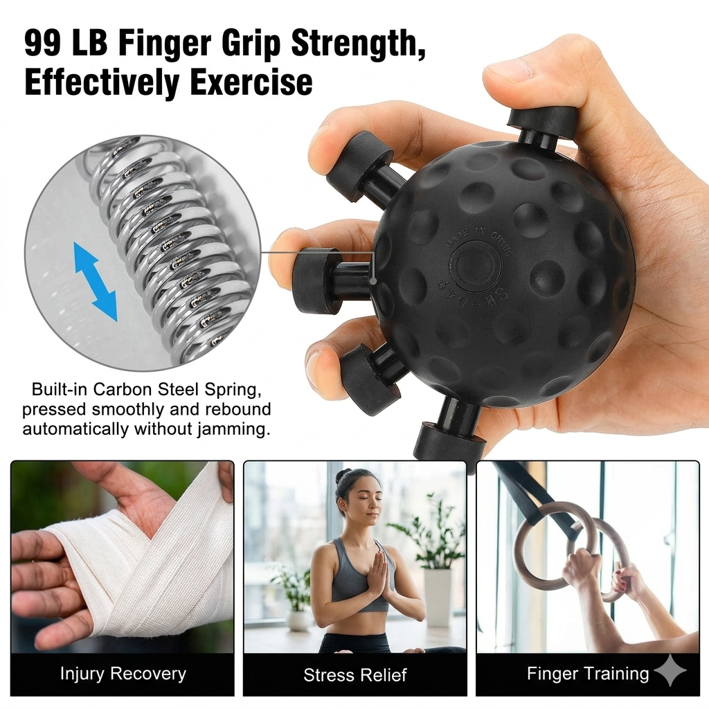 Finger Grip Strength Trainer Ball