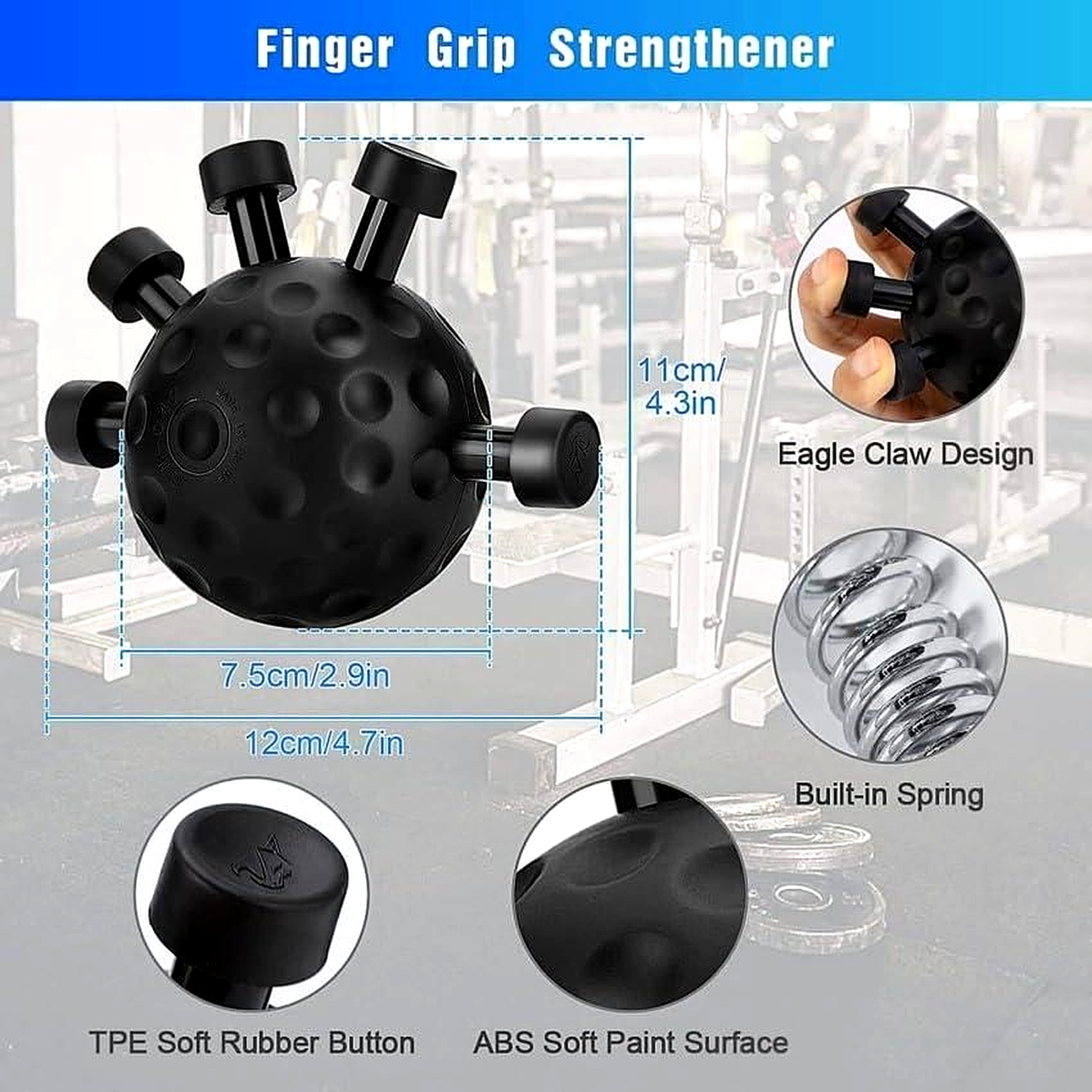Finger Grip Strength Trainer Ball